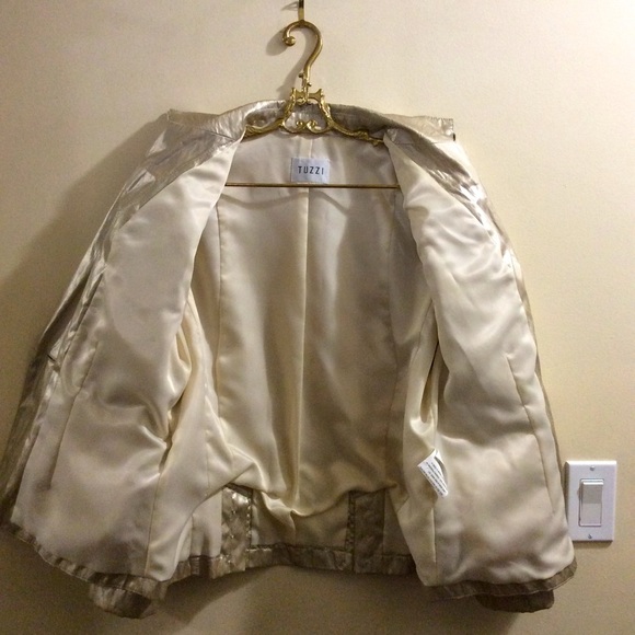 Unique TUZZI 🇩🇪 Germany designed gold blazer - Picture 6 of 11